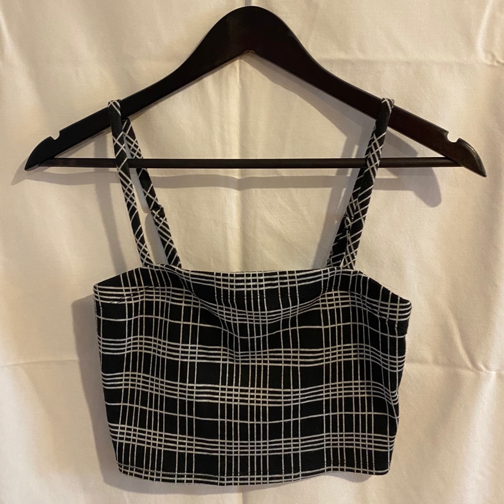 Plaid tank top